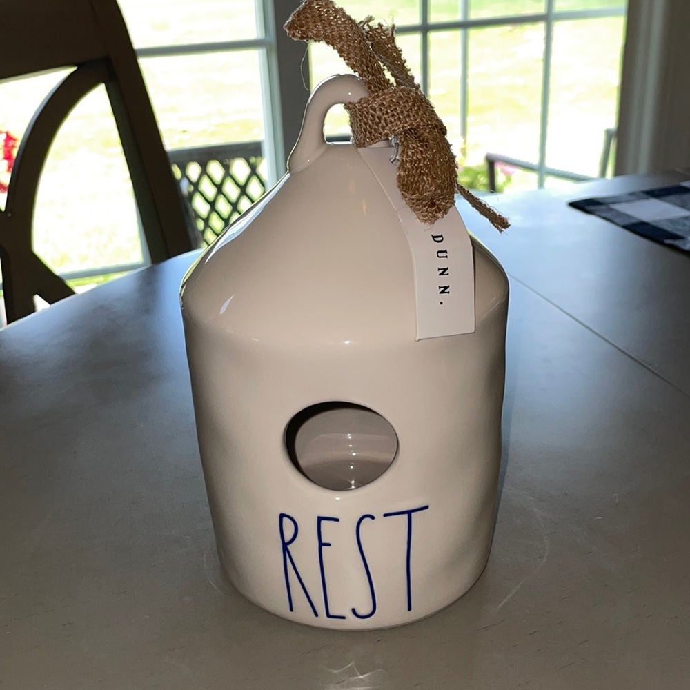 Rae Dunn Rest Birdhouse